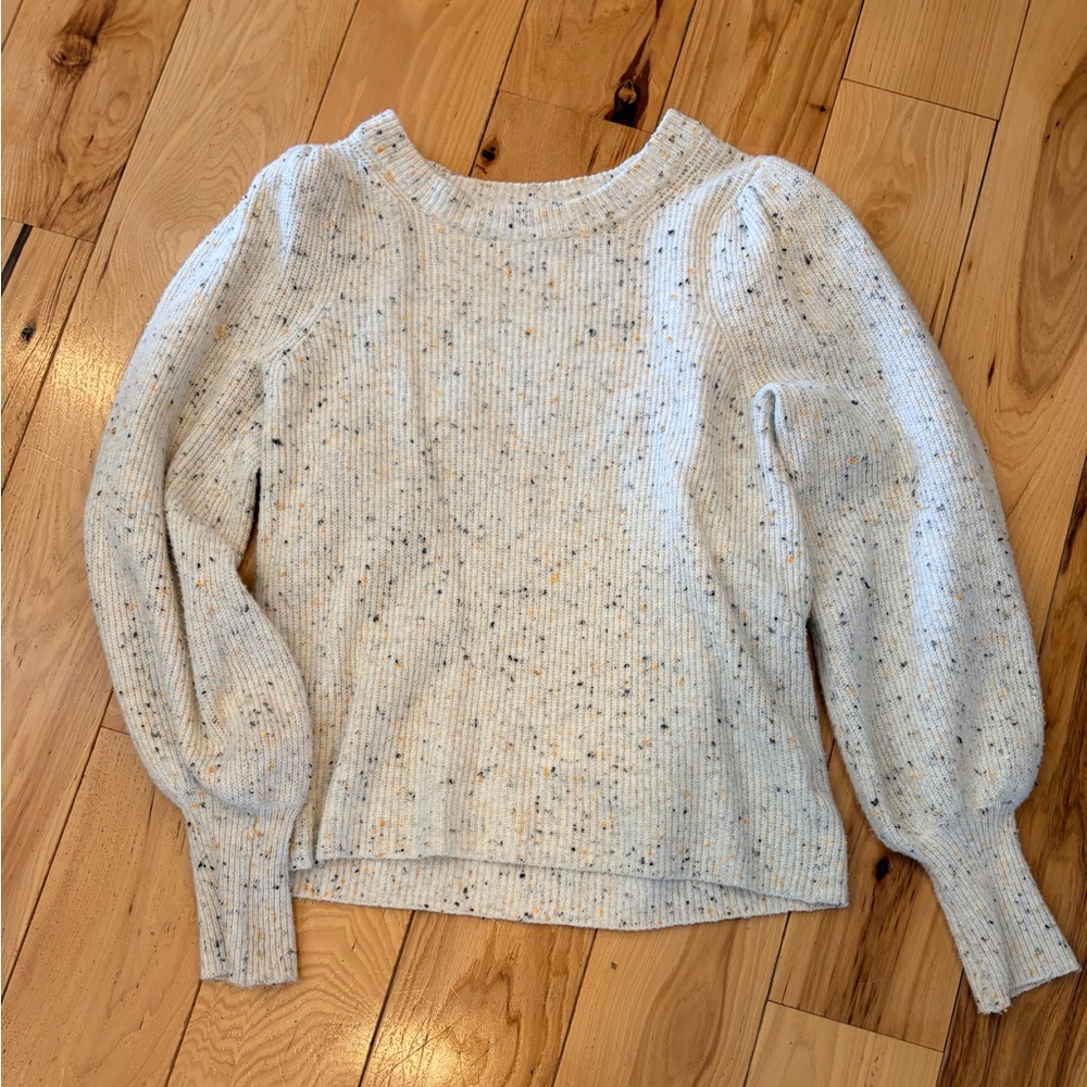 1. State Multicolor Speckled Sweater